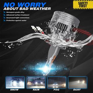 Feux de camion pratiques bon marché Phares à LED H1 Phares de camion H1 Systèmes d'éclairage de camion 8400lm 70w pour fourgonnettes universelles - Product Image 4