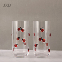 JUXINDA Verre à vin en plastique Gobelet réutilisable élégant avec design clair sans BPA pour fête mariage événement utilisation en extérieur
