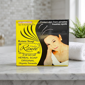 Madam Ranee Handmade Herbal <b>Soap</b> Original Organic Formula Whitening Moisturizing All Skin Types Thailand Made Bar <b>Soap</b> - Product Image 3