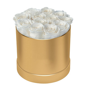 Usine en gros 12 pièces tête de Rosas fleur éternelle pour toujours rose éternelle avec boîte-cadeau préservée rose dans une boîte ronde - Product Image 3