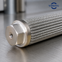 Élément filtrant à haute précision pour machines à non-tissés spunbond - Filtre à bougie plissé en acier inoxydable 5-20 microns
