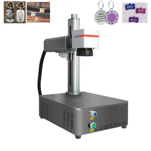 Fiber Laser engraver machine for Stainless Steel Titanium metal Dog Tag pet medal