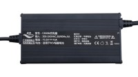Chargeur rapide en aluminium C600M 84V 10A pour batteries lithium-ion, vélo électrique, scooter, moto, station de batterie
