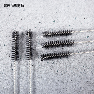 Stainless Steel Cleaning Brush Nylon Bristle With Hanging Loop <b>For</b> Pipe Test <b>Tube</b> <b>Cigarette</b> Mouthpiece Atomizer Cleaning - Product Image 4