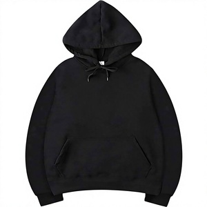 เสื้อฮู้ดโอเวอร์ไซส์แบบยูนิเซ็กซ์ สีแดงล้วน มีกระเป๋า ผ้าฟลีซทอเนื้อนุ่ม โพลีเอสเตอร์/เรยอน แขนยาว ทรงปกติ ใส่ได้ในฤดูหนาว - Product Image 2