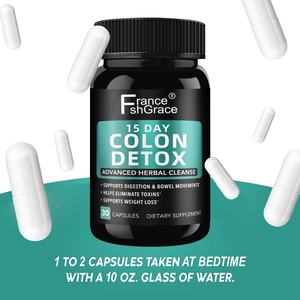Suplemento Premium para la Desintoxicación del Colon, 30 Cápsulas para el Acumulo de Gas en el Estómago, Apoyo para la Salud Intestinal, Cápsulas para la Desintoxicación del Colon - Product Image 4