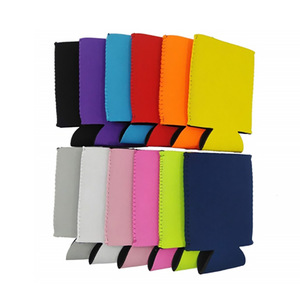 Protège-canette isotherme en néoprène imprimé sur mesure, 12 oz (330 ml), vierge, pour la plage et le camping - Product Image 2