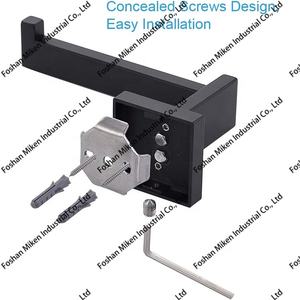 <span class=keywords><strong>Porte</strong></span>-papier toilette noir, <span class=keywords><strong>porte</strong></span>-rouleau de papier toilette pour salle de bain, <span class=keywords><strong>porte</strong></span>-papier toilette mural contemporain en acier inoxydable - Product Image 3