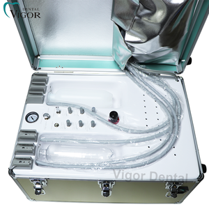 Équipement dentaire portable, unité dentaire mobile, turbine dentaire avec compresseur d'air - Product Image 2