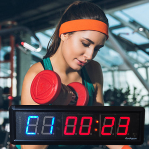 Goakgaan 1,8 Pulgadas Programable Gimnasio Entrenamiento Intervalo Temporizador 6 Dígitos <span class=keywords><strong>Mini</strong></span> Electrónico <span class=keywords><strong>Crossfit</strong></span> Temporizador - Product Image 5