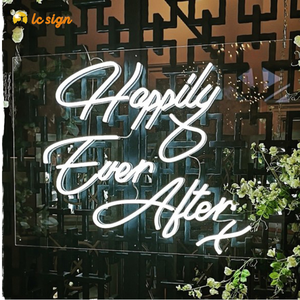 Bespoke "Happily Ever After" LED Neon Signage Professional Wedding Backdrop <b>Light</b> for Reception Party Decor - Product Image 1