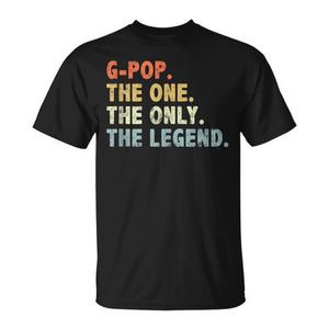 Camiseta G-Pop The One The Only The Legend, regalo del Día del Padre para Pop - Product Image 1