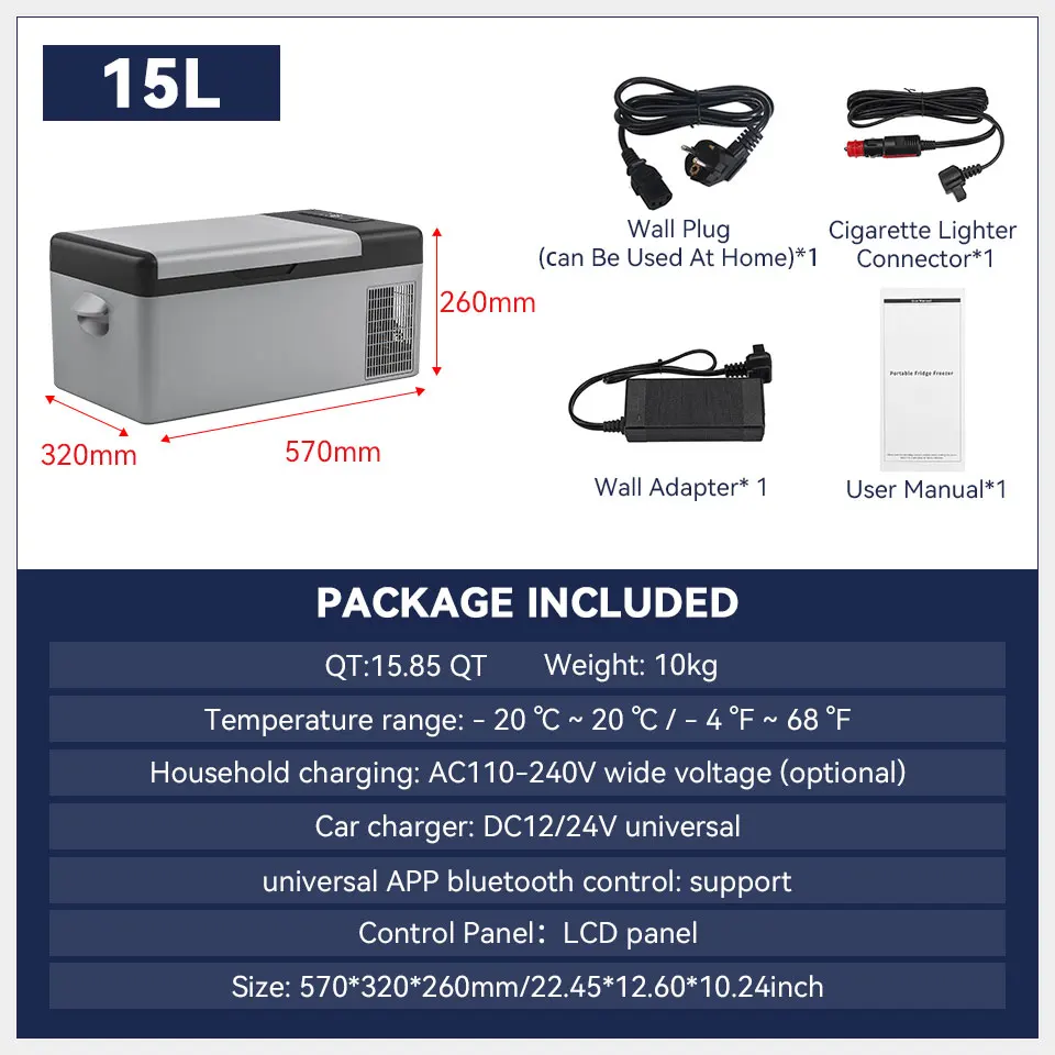 15 ลิตร สำหรับรถยนต์และบ้าน