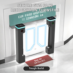 High Stability Swing Barrier Gate Turnstile QR Code RFID &amp; Facial Recognition <strong>Access</strong> <strong>Control</strong> For Gym Shop Office Buildings - Product Image 4