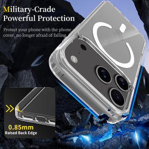 Housse de protection complète <span class=keywords><strong>anti</strong></span>-chute haut de gamme <span class=keywords><strong>coque</strong></span> transparente transparente <span class=keywords><strong>coque</strong></span> de téléphone portable haut de gamme pour <span class=keywords><strong>iPhone</strong></span> 17 Air 17Promax - Product Image 6