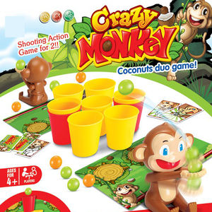 Hands-on cerveau catapulte tangage enfants jeux de tir éducatifs dessin animé singe tirer un panier jeux de société pour les enfants - Product Image 3