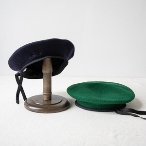 Bérets de style américain en laine de haute qualité pour uniforme tactique et bérets tactiques pour hommes, bérets vintage pour femmes - Product Image 1