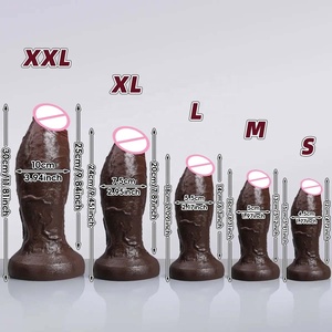 Dildos Realistas Extra Grandes XXL para Mujeres, Dildo Anal <span class=keywords><strong>de</strong></span> Silicona, Expansor <span class=keywords><strong>de</strong></span> Pene Grueso, Juguetes Sexuales para Adultos, Masturbación, Tapón Anal 18+ - Product Image 6