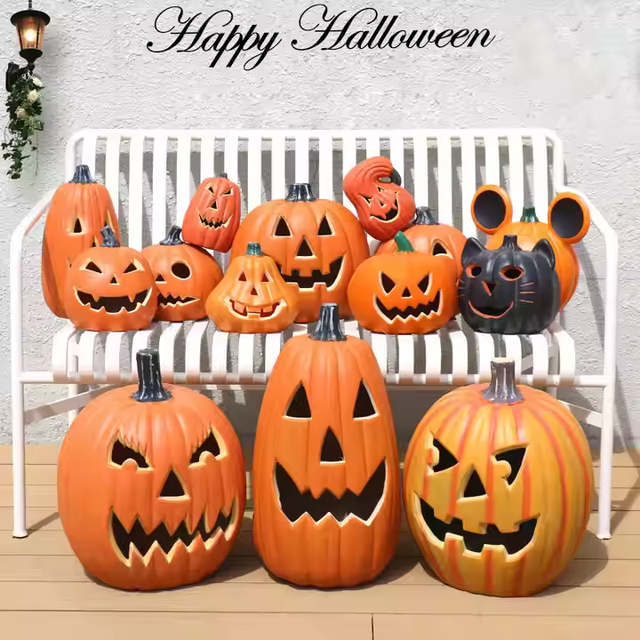 Halloween plastic Pumpkins halloween Lights