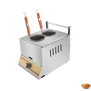 Cesta de cozinha elétrica de madeira, de aço inoxidável, automática, para massas/macarrão, dez-2