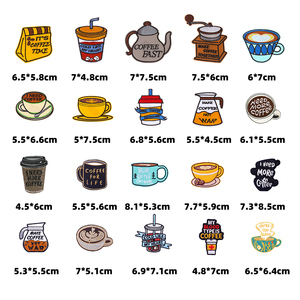 Tùy Chỉnh Rượu Đồ Uống Mềm Nước Giải Khát Bia Sprite Saki Rượu Vang Bia Ấm Đun Nước Cốc Cà Phê Máy Sữa Chai Sắt Trên Thêu Vá - Product Image 3