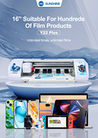 Machine de découpe de films intelligente SUNSHINE Y22 Plus à utilisations illimitées, 16 pouces, WiFi, Bluetooth, commande tactile pour films de moins de 16 pouces