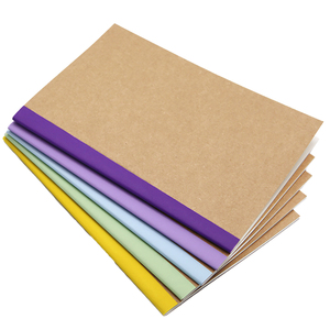 A5 Kraft planificador diario cuaderno hilo encuadernación Retro tira trasera Color diario estudiante ejercicio cuaderno - Product Image 2