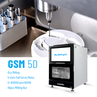 GUSROM GSM 5D Changeur de disques électrique automatique CAD/CAM pour clinique et laboratoire, fraiseuse dentaire 5 axes pour métal et blocs de zircone