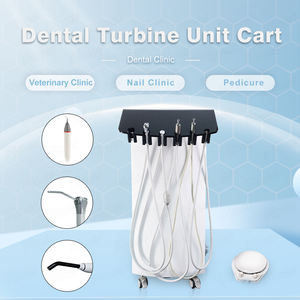럭셔리 전동 포터블 이동식 치과 유닛 체어 카트 에어 컴프레셔 미니 터빈 - Product Image 5