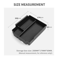 Boîte de rangement pour accoudoir de camionnette BYD Shark6, organiseur de console centrale, accessoires - Plastique imperméable