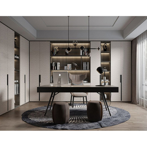 Librero Moderno Alto en Forma de <span class=keywords><strong>L</strong></span> Estante Elegante de Madera Blanca Soporte de Exhibición y Almacenamiento Gabinete Esquinero con Luz LED y Puerta de Vidrio - Product Image 3