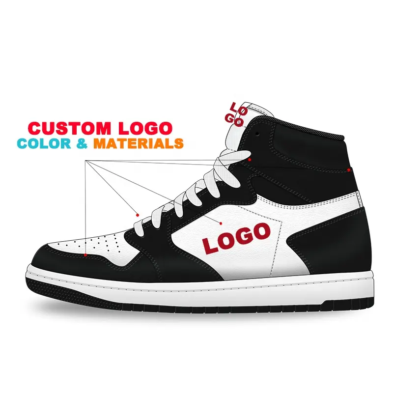 2022 Custom High Top Low Logo Brand Split Genuine Leather Manufacturer Women Men Private Label Casual Sport Shoes Sneakers