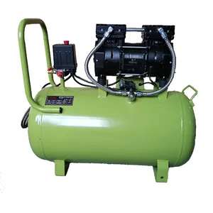 Kompresor udara 2Hp 50 Litter, Piston 3 fase 5 Hp digerakkan langsung portabel tunggal