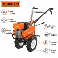 Mini-cultivateur à moteur essence YKX 170F pour la préparation du sol et le désherbage agricole