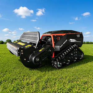 Nuovo Tosaerba Cingolato Radiocomandato Macchina Agricola per Frutteto e Aree Verdi con Possibilità di Aggiungere Aratro Rotativo e Scavafossi - Product Image 1