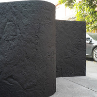 Paneles de Pared de Piedra Flexible con Textura de Piedra, Decoración de Edificios, Losas Grandes para Interiores y Exteriores, Decoración de Edificios Ignífuga