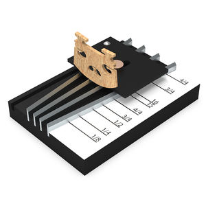 Outil <span class=keywords><strong>de</strong></span> localisation <span class=keywords><strong>de</strong></span> la distance des cordes NAOMI Bridge Tools pour luthier, pour <span class=keywords><strong>violon</strong></span> 4/4-1/8 ou alto 15''16'' ou violoncelle 4/4-3/4, <span class=keywords><strong>fabricant</strong></span> <span class=keywords><strong>de</strong></span> chevalets - Product Image 1