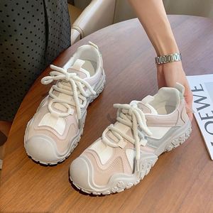 Popular Retro Platform Sports <b>Shoes</b>, Light Breathable Mesh Design, Daily Wear Hiking & Running Footwear - Product Image 4