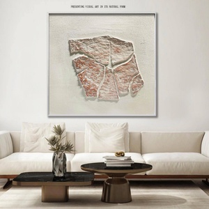 Peinture à l'huile abstraite sur toile acrylique, peinte à la main, personnalisée en gros, pour la décoration de la maison et des salons d'hôtel - Product Image 1