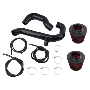 ชุดอุปกรณ์ดูดอากาศเย็นแบบไหลสูง (กรองอากาศคู่) – ใช้ได้กับ VW/Audi/BMW 1.4T/2.0T TFSI AIM080-BK-RD - Product Image 1