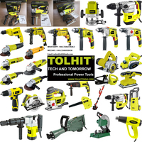 TOLHIT-Kit de mini meuleuse pour perceuse à main flexible 6 vitesses, outil rotatif électrique Dremel, 135W, 41 pièces