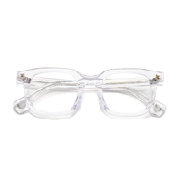 Haute qualité Vintage fait à la main épais acétate italie japon monture de lunettes rétro cadre carré