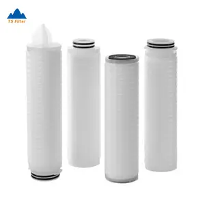 10 Inch 20 Inch 30 Inch Absolute 0.2 Micron Hydrofiele Pvdf Membraanfilterpatroon 226 Code 7 Filter Voor Vloeistoffiltratie