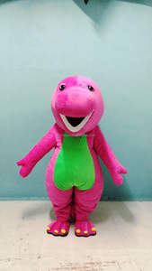 Efun MOQ 1 PC púrpura <span class=keywords><strong>dinosaurio</strong></span> Animal <span class=keywords><strong>Barney</strong></span> mascota disfraz USO COMERCIAL publicidad - Product Image 3