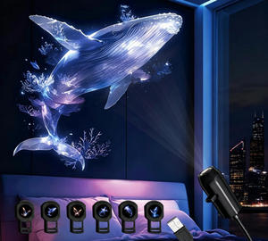 Projecteur d'étoiles avec USB, petite <span class=keywords><strong>veilleuse</strong></span> LED romantique <span class=keywords><strong>pour</strong></span> la décoration d'ambiance de chambre à coucher - Product Image 1