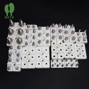 كتلة طرفية لمحرك السيراميك المزجج من الستيتيت العازل بدرجة حرارة عالية مخصصة ، كتلة طرفية لمحرك بورسلين كهربائي - Product Image 2