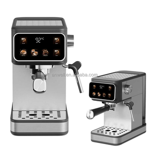 ANWELL Basos - Cafetera Espresso Digital de Nivel Básico, Nueva y en Oferta, Cafetera Italiana, Máquina de Capuchino, 20 Bares, OEM - Product Image 3