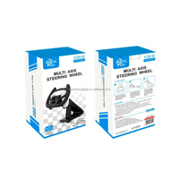 Pack volant de course verticale pour contrôleur de jeu PS5 / PS5 Edge support de simulateur de voiture multi-axe de course accessoires de jeu