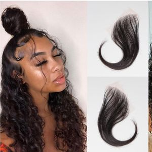 Yornosi para Cabello con Frente <span class=keywords><strong>de</strong></span> Encaje HD, con Puntas <span class=keywords><strong>de</strong></span> Bebé, Bordes Naturales Suaves, Reutilizables, Negros, 2 Piezas, 100% Cabello Virgen Brasileño Remy <span class=keywords><strong>Corto</strong></span> - Product Image 5