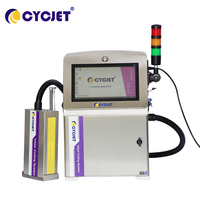 Máquina de Impresión de Inyección de Tinta UV PIJ, Máquina de Codificación de Códigos QR, Códigos de Fecha y Caducidad, Impresora de Inyección de Tinta Piezoeléctrica de Alta Velocidad con Curado UV